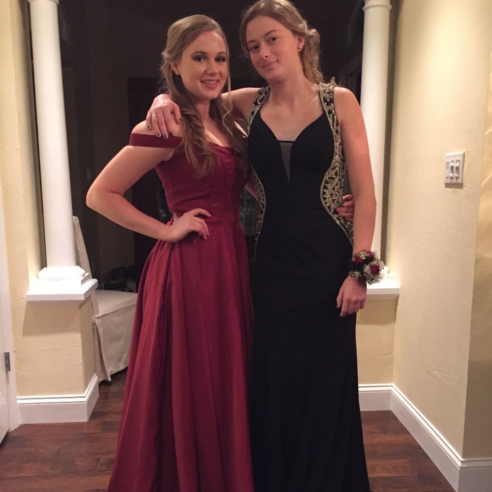 JVN/Jovani Black Formal Gown (Ashley's Collection)